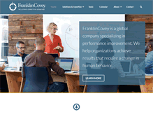 Tablet Screenshot of franklincovey.ro